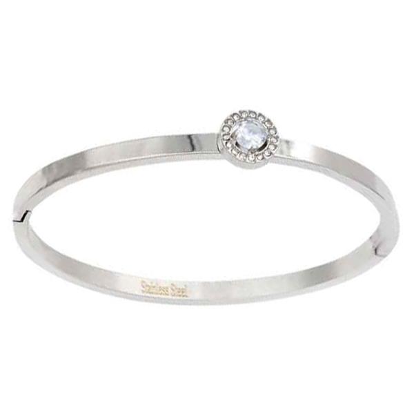 ROUND CRYSTAL METAL BRACELET