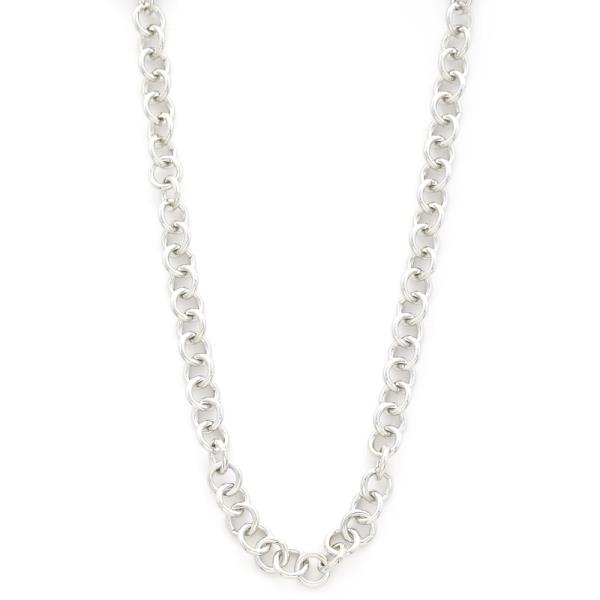 CIRCLE LINK METAL NECKLACE
