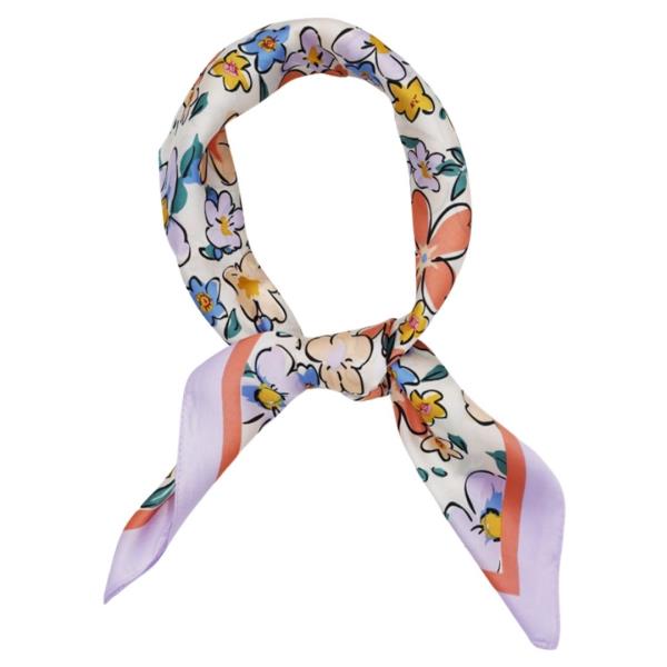FASHION MULTI PATTERN SILKY NECK SCARF