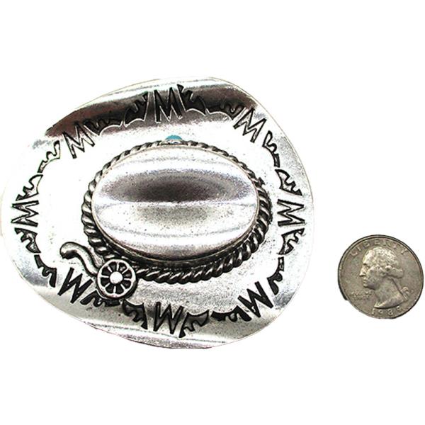 WESTERN COWBOY HAT BELT BUCKLE
