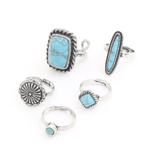 WESTERN ASSORTED RING SET