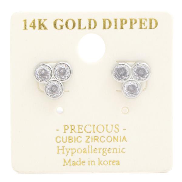 14K GOLD DIPPED HYPOALLERGENIC EARRING