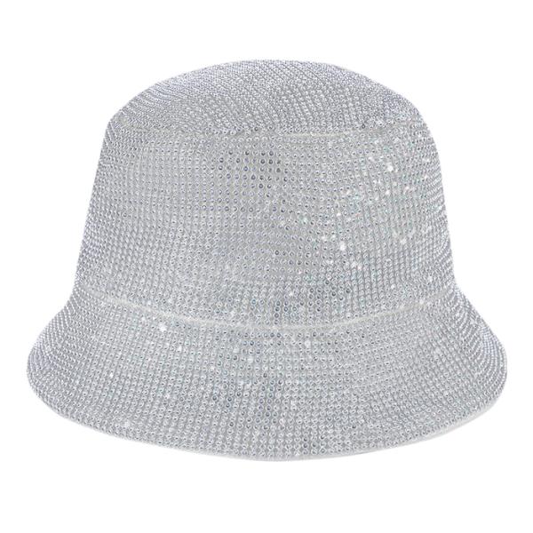 CC ALLOVER RHINESTONE BUCKET HAT