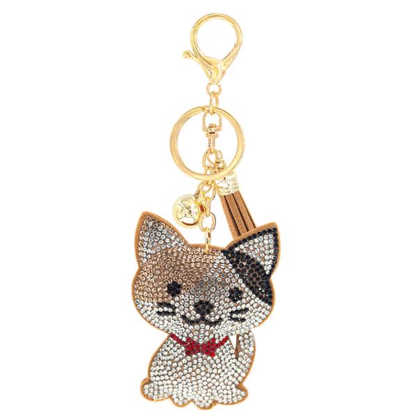 BOW KITTY KEYCHAIN