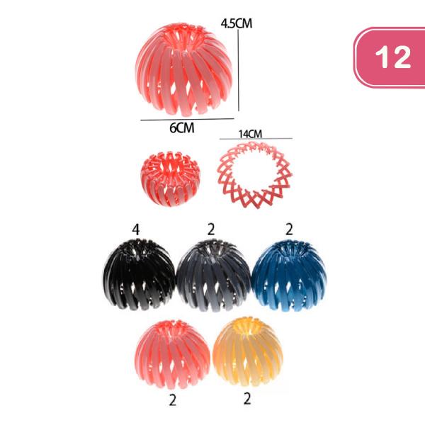 FASHION BIRD NEST HAIR BANDS (12UNITS)