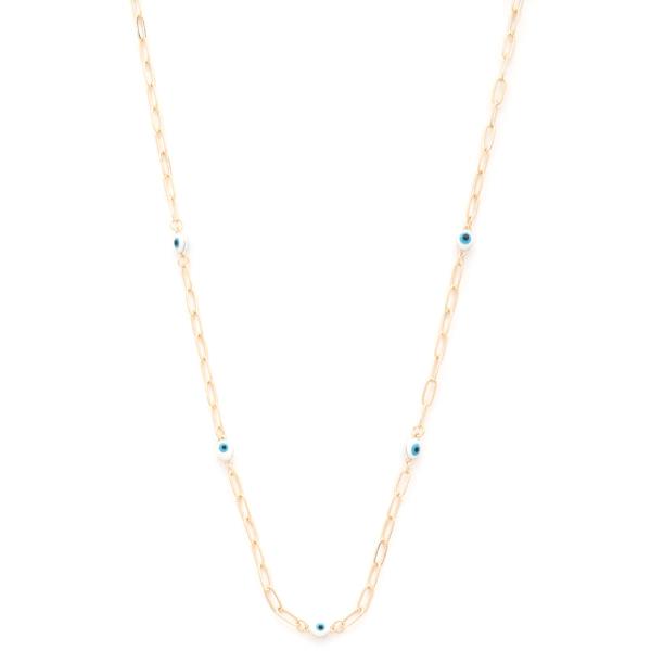 EVIL EYE STATION NECKLACE