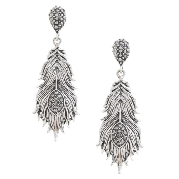 METAL DANGLE EARRING