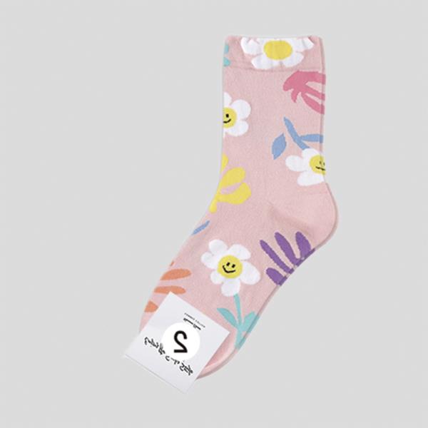 FLOWER ANKLE SOCKS