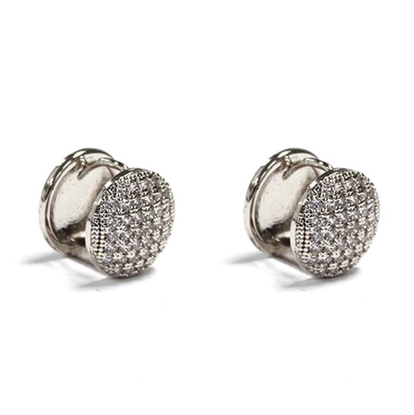 ROUND CZ EARRING