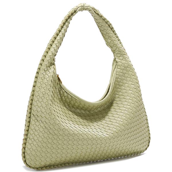 TEXTURED SHOULDER HOBO BAG