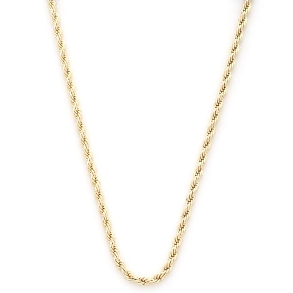 ROPE LINK METAL NECKLACE