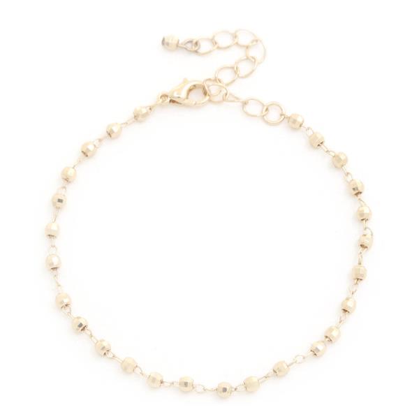 BALL BEAD LINK BRACELET