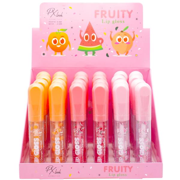 PX LOOK COSMETICS FRUITY LIP GLOSS (24 UNITS)