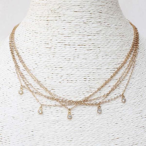 METAL MULTI LAYERED NECKLACE