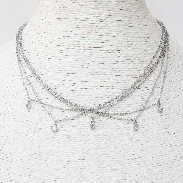 METAL MULTI LAYERED NECKLACE