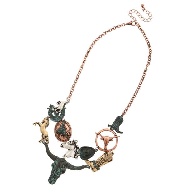 WESTERN STYLE CHUNKY NECKLACE
