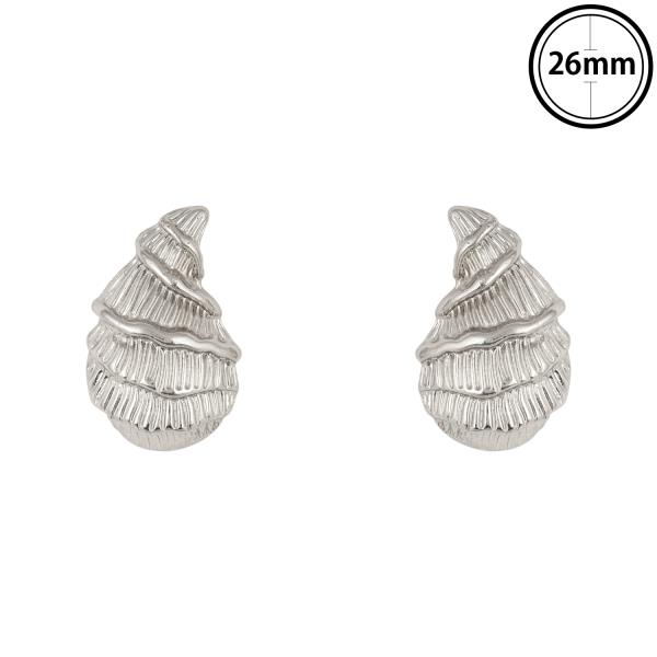 METAL POST EARRING