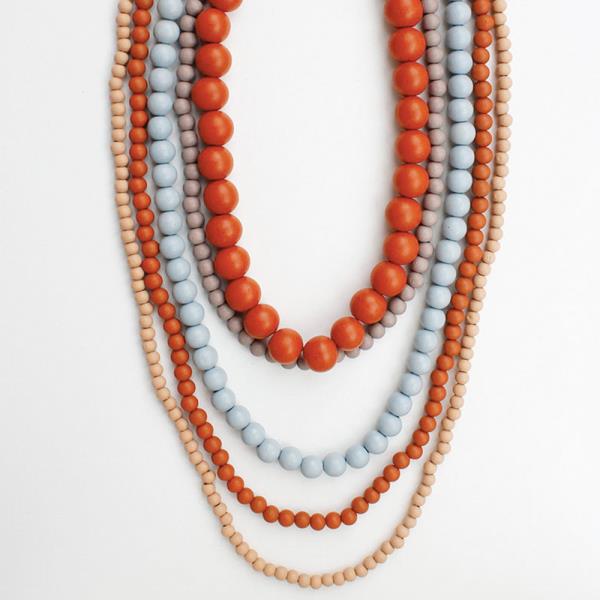 BEADED LAYERED NECKLACE