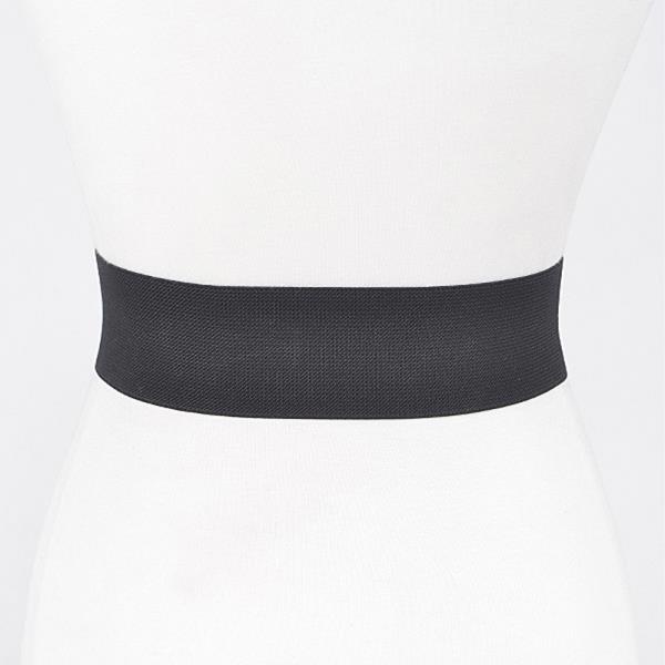 RHINESTONE BUCKLE ELASTIC BELT