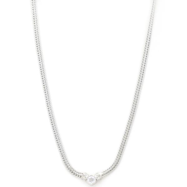 CRYSTAL WHEAT LINK NECKLACE