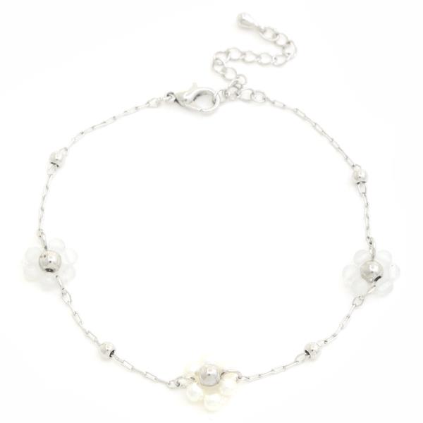 FLOWER METAL CHAIN BRACELET