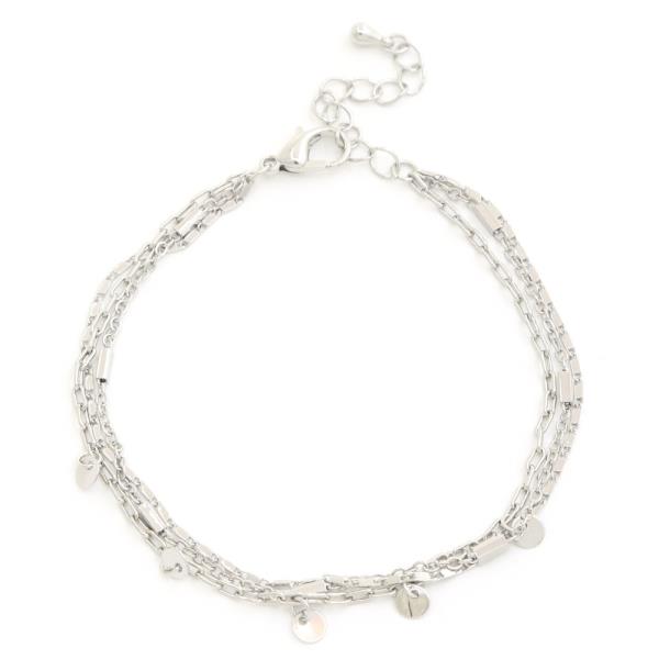 COIN CHARM LAYERED BRACELET