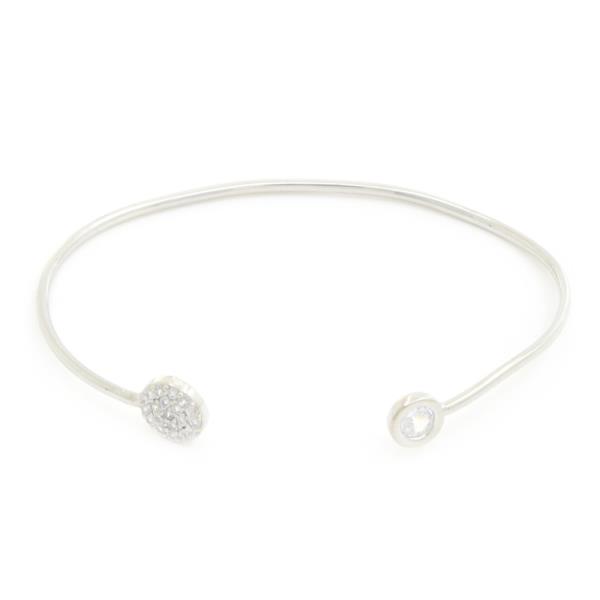 RHINESTONE EDGE CUFF BRACELET