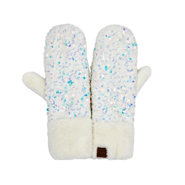 CC SEQUIN MITTENS GLOVES