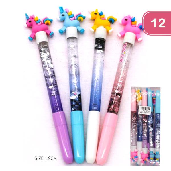 FASHION UNICORN WATER PEN (12 UNITS)