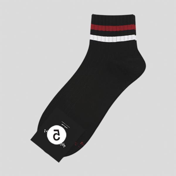 2 STRIPE ANKLE SOCKS