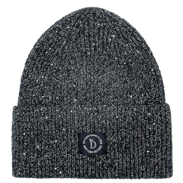 LUREX SEOUIN CUFF BEANIE