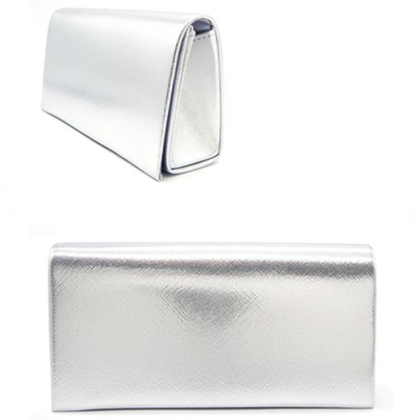 METALLIC CLUTCH BAG