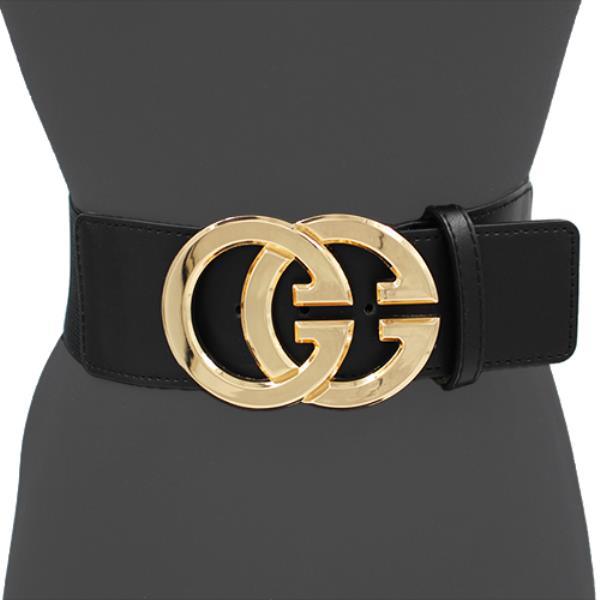 DOUBLE CIRCLE COLOR BUCKLE BELT