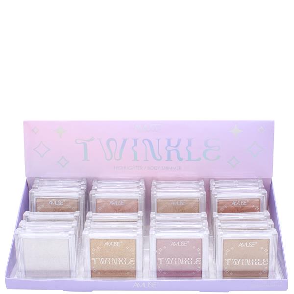 AMUSE TWINKLE HIGHLIGHTER AND BODY SHIMMER (24 UNITS)