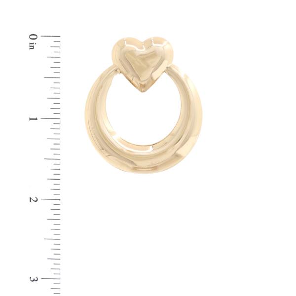 HEART CIRCLE EARRING