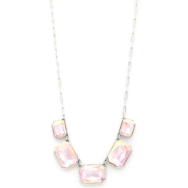 CRYSTAL LINK NECKLACE