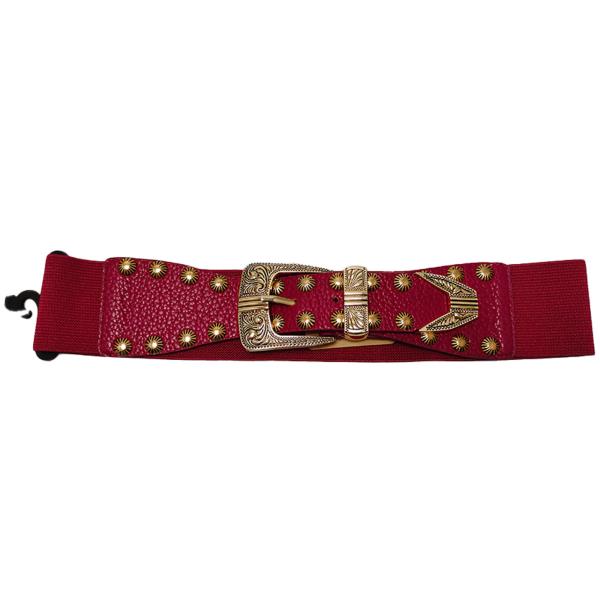 WESTERN STYLE BUCKLE ELASTIC BELT