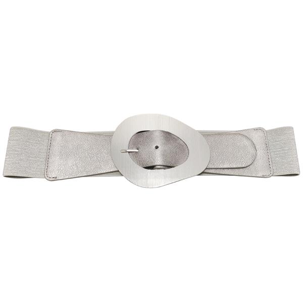 OVAL BUCKLE ELASTIC BELT