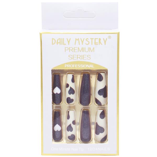 DAILY MYSTERY PREMIUM SERIES HEARTS DESIGN NAIL DECORATION SET