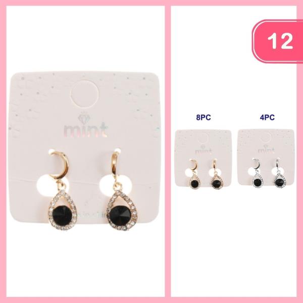 FASHION RHINESTONE EARRING (12 UNITS)