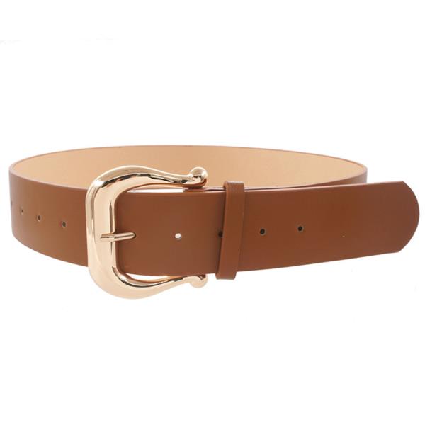 ANGULAR HORSESHOE BUCKLE BELT