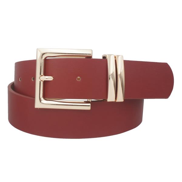 CORE SQUARED BUCKLE DOUBLE LOOP BELT