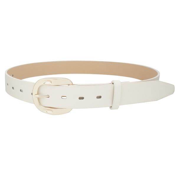 CURVED SQUARED D BUCKLE BELT