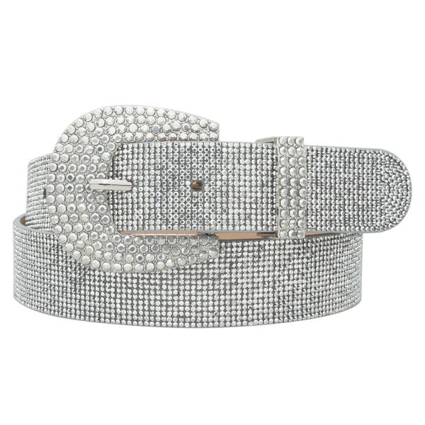 GLAM OUT RHINESTONE EMBELLISHED BELT