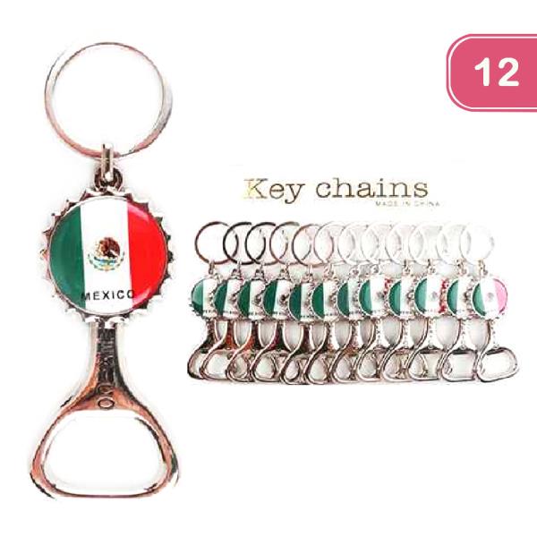 MEXICO BOTTLE OPENER KEYCHAIN (12UNITS)