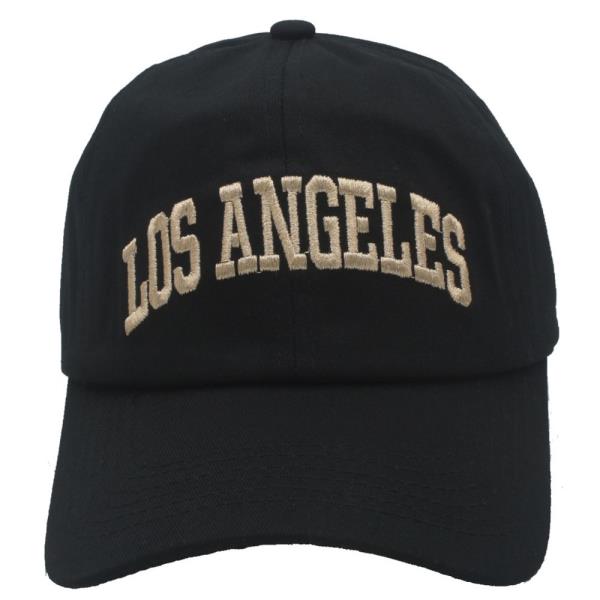 METALLIC LOS ANGELES EMBROIDERED CAP
