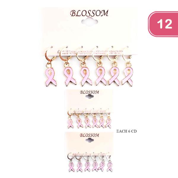 FASHION CANCER PINK RIBBON KEYCHAIN (21UNITS)