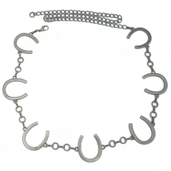 METAL HORSESHOE CHARM CHAIN B LET