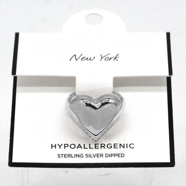 SECRET BOX HYPOALLERGENIC 14 KARAT GOLD DIPPED HEART RING