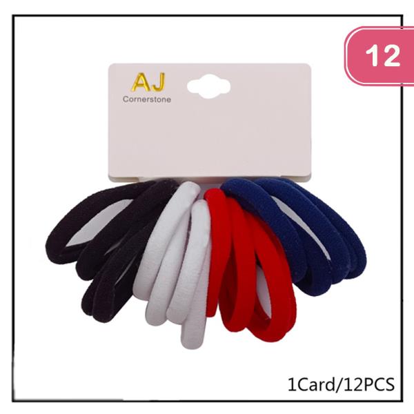 FASHION HAIR TIE (12 UNITS)